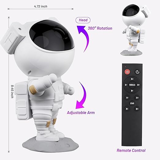Storio Plastic Baby Toys Astronaut Galaxy Projector