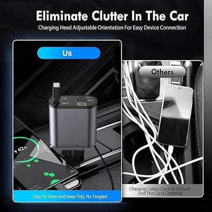 UrbanPulse Retractable Car Charger