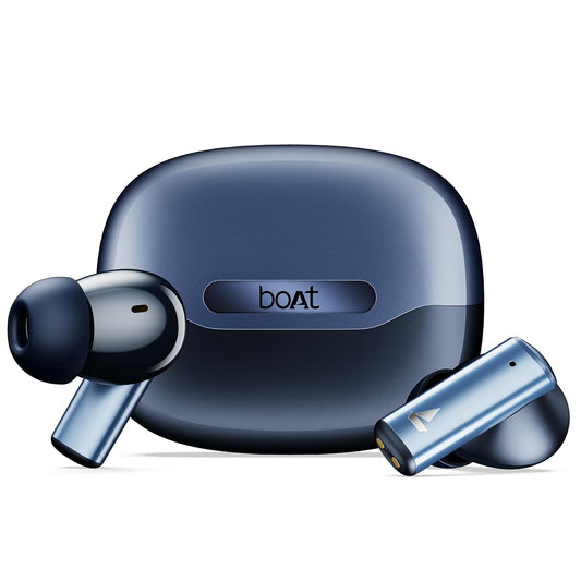 boAt Airdopes Prime 701 ANC (2025 Launch),46dB Hybrid ANC, 50Hr Battery, Real Spatial Audio,Multidevice Connect,App Support, Bluetooth Earbuds, TWS Ear Buds Wireless Earphones with mic (Zinc White)