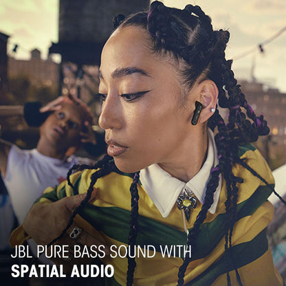 JBL New Launch Tune Beam 2 TWS, ANC Earbuds, 48Hr Playtime,Dual Connect, Ambient Aware, Relax Mode, Customized EQ with Headphones App, 6 Mics for Clear Calls, Spatial Sound, Personi-Fi 3.0 (Black)