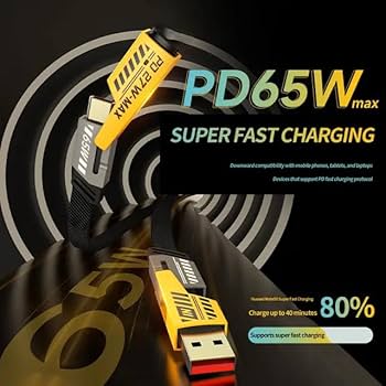 4-in-1 USB C & Lightning Charging Cable